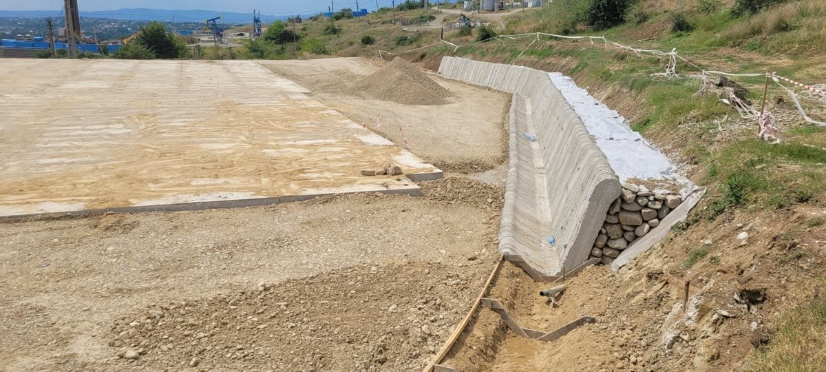 Element prefabricat din beton imprimat 3D, detaliu de producție