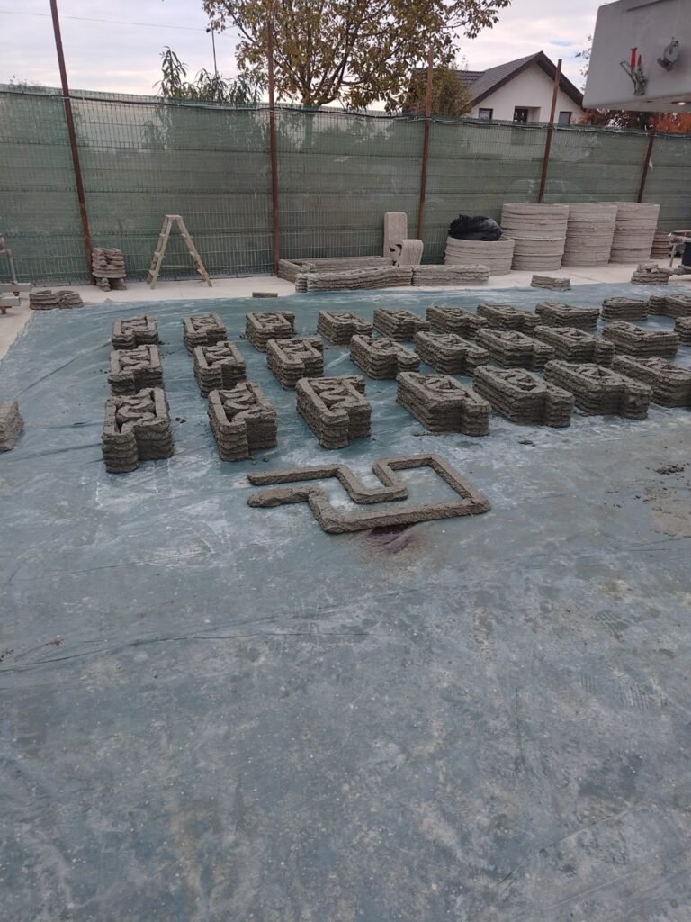 Elemente prefabricate din beton imprimate 3D pentru infrastructură: şanțuri, canale şi rigole produse cu precizie milimetrică